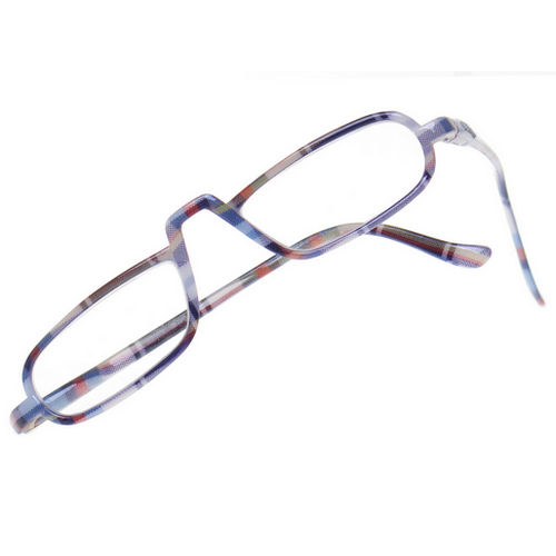 Heren leesbril,kunststof +1.00 met beschermhoes (501)