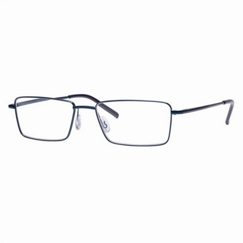 Leesbril blauw metaal +3.00