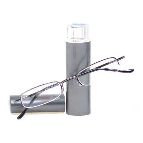 Mini nylor leesbril + 2.00  dpt. + brillenkoker gun