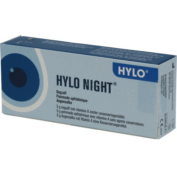 Hylo Night (VitaPos) oogzalf 5 g met vitamine A 250 I.U./g.