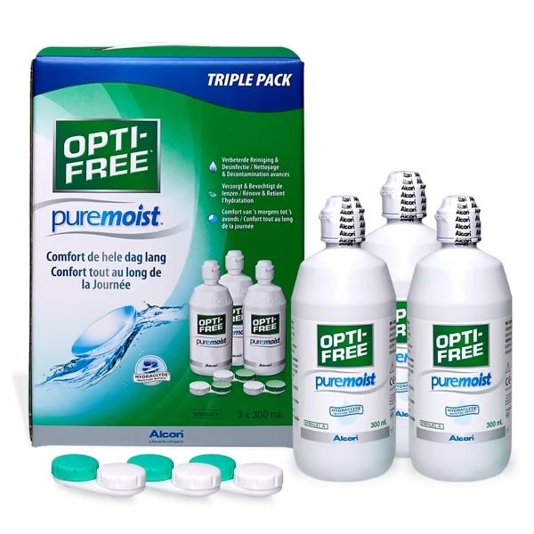 Opti-Free PureMoist Voordeelpakket 3x 300 ml. 
